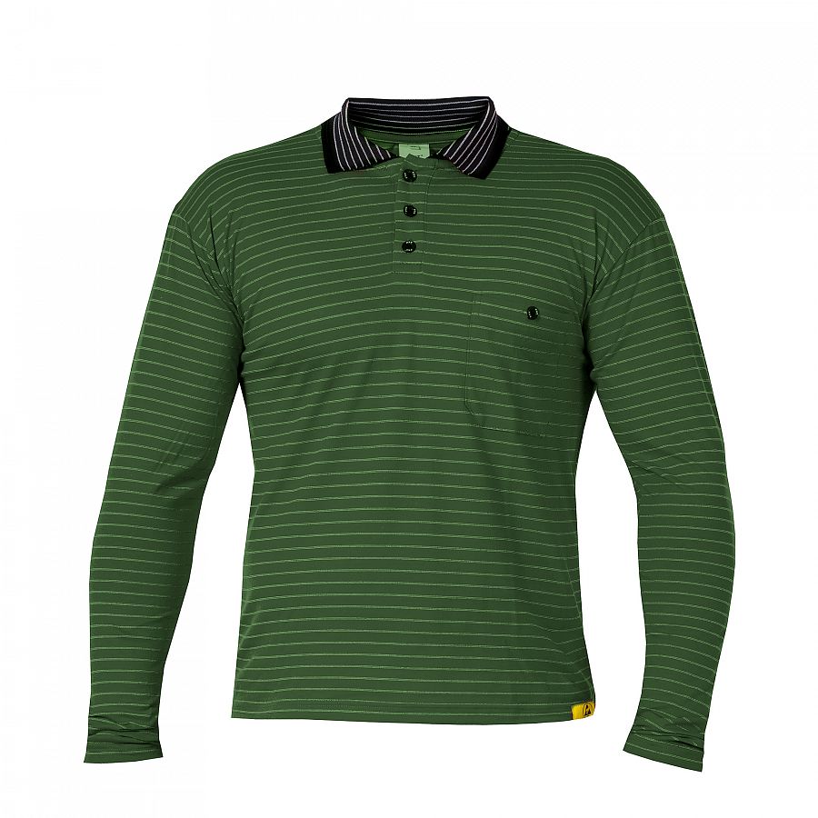 Polokošile PXT Antistatic wear zelená dlouhý rukáv 160 g/m2, vel. XL - Obrázek Polokošile PXT Antistatic wear zelená dlouhý rukáv 160 g/m2, vel. XL - Obrázek